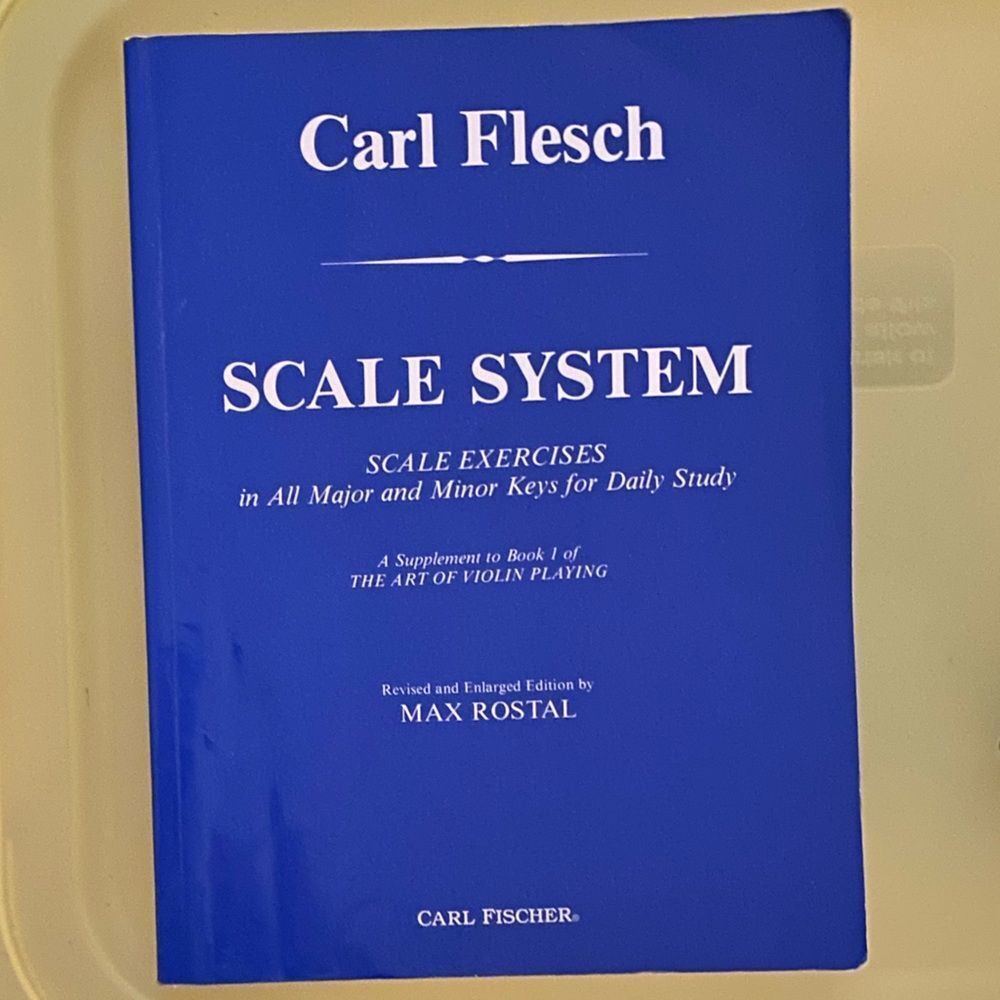 CARL FLESCH Scale System SCALE EXERCISES in All Major & Minor Keys VIOLIN Book